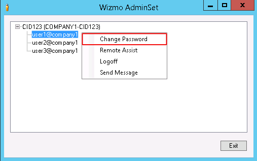 Change Password