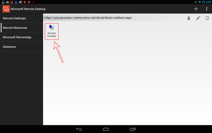 Microsoft remote desktop android error 0x104